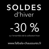 ✨ SOLDES d'hiver ✨
-30% sur l'ensemble de la collection hiver www.falbala-chaussures.fr✨